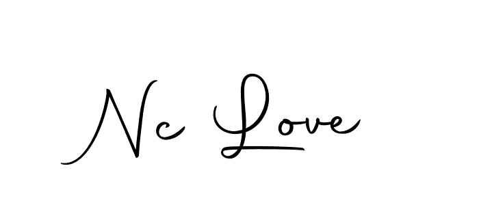Make a beautiful signature design for name Nc Love. With this signature (Autography-DOLnW) style, you can create a handwritten signature for free. Nc Love signature style 10 images and pictures png
