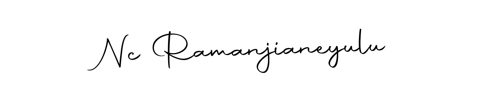 Make a beautiful signature design for name Nc Ramanjianeyulu. With this signature (Autography-DOLnW) style, you can create a handwritten signature for free. Nc Ramanjianeyulu signature style 10 images and pictures png