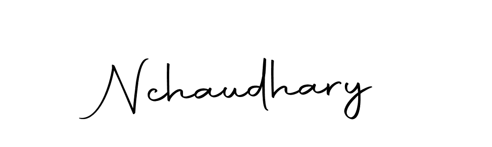 if you are searching for the best signature style for your name Nchaudhary. so please give up your signature search. here we have designed multiple signature styles  using Autography-DOLnW. Nchaudhary signature style 10 images and pictures png