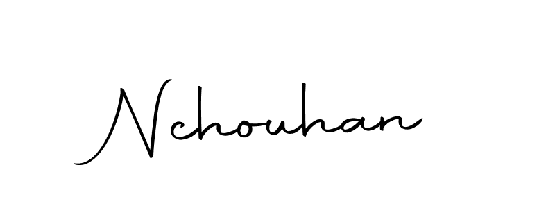 Make a beautiful signature design for name Nchouhan. Use this online signature maker to create a handwritten signature for free. Nchouhan signature style 10 images and pictures png