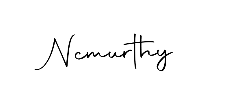 How to make Ncmurthy signature? Autography-DOLnW is a professional autograph style. Create handwritten signature for Ncmurthy name. Ncmurthy signature style 10 images and pictures png