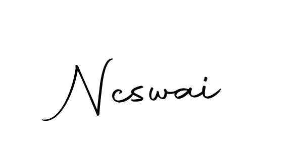 You can use this online signature creator to create a handwritten signature for the name Ncswai. This is the best online autograph maker. Ncswai signature style 10 images and pictures png
