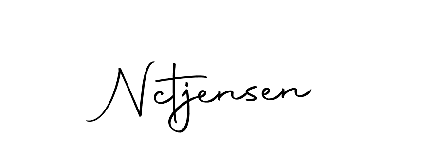 Design your own signature with our free online signature maker. With this signature software, you can create a handwritten (Autography-DOLnW) signature for name Nctjensen. Nctjensen signature style 10 images and pictures png