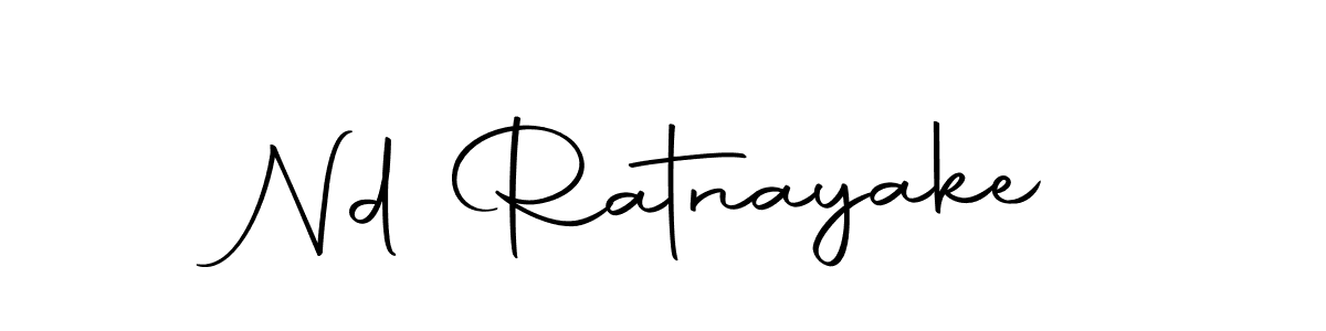 Use a signature maker to create a handwritten signature online. With this signature software, you can design (Autography-DOLnW) your own signature for name Nd Ratnayake. Nd Ratnayake signature style 10 images and pictures png