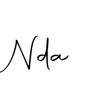 You should practise on your own different ways (Autography-DOLnW) to write your name (Nda) in signature. don't let someone else do it for you. Nda signature style 10 images and pictures png