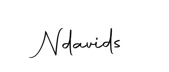 How to make Ndavids signature? Autography-DOLnW is a professional autograph style. Create handwritten signature for Ndavids name. Ndavids signature style 10 images and pictures png