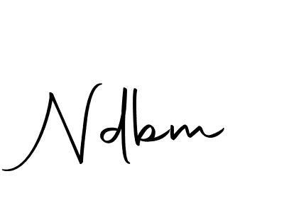 Create a beautiful signature design for name Ndbm. With this signature (Autography-DOLnW) fonts, you can make a handwritten signature for free. Ndbm signature style 10 images and pictures png