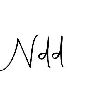 Make a beautiful signature design for name Ndd. With this signature (Autography-DOLnW) style, you can create a handwritten signature for free. Ndd signature style 10 images and pictures png