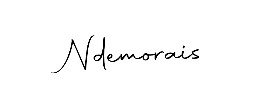 How to make Ndemorais signature? Autography-DOLnW is a professional autograph style. Create handwritten signature for Ndemorais name. Ndemorais signature style 10 images and pictures png