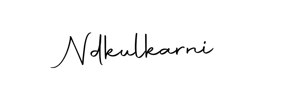 How to make Ndkulkarni signature? Autography-DOLnW is a professional autograph style. Create handwritten signature for Ndkulkarni name. Ndkulkarni signature style 10 images and pictures png