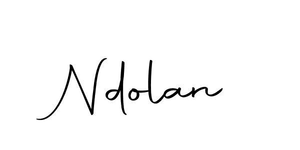 Use a signature maker to create a handwritten signature online. With this signature software, you can design (Autography-DOLnW) your own signature for name Ndolan. Ndolan signature style 10 images and pictures png
