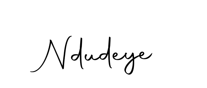 Ndudeye stylish signature style. Best Handwritten Sign (Autography-DOLnW) for my name. Handwritten Signature Collection Ideas for my name Ndudeye. Ndudeye signature style 10 images and pictures png