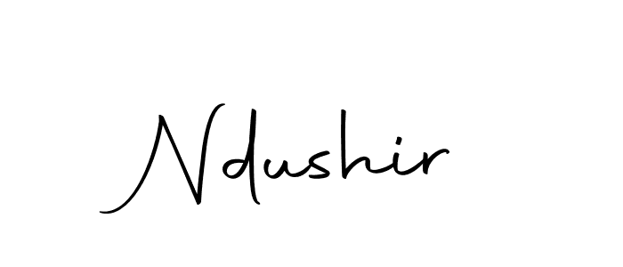 Make a beautiful signature design for name Ndushir. With this signature (Autography-DOLnW) style, you can create a handwritten signature for free. Ndushir signature style 10 images and pictures png