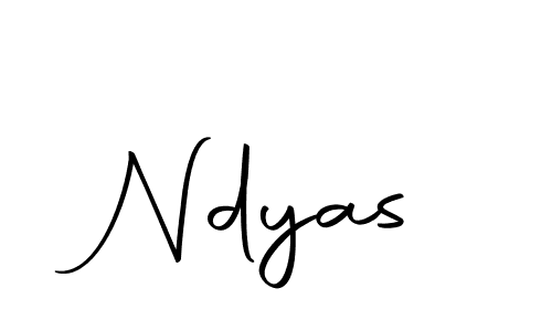 How to make Ndyas name signature. Use Autography-DOLnW style for creating short signs online. This is the latest handwritten sign. Ndyas signature style 10 images and pictures png
