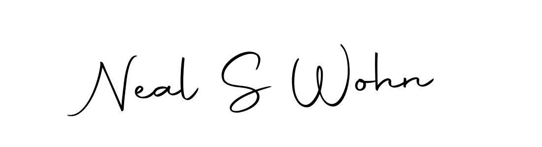 It looks lik you need a new signature style for name Neal S Wohn. Design unique handwritten (Autography-DOLnW) signature with our free signature maker in just a few clicks. Neal S Wohn signature style 10 images and pictures png