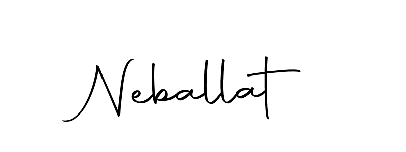 Make a beautiful signature design for name Neballat. Use this online signature maker to create a handwritten signature for free. Neballat signature style 10 images and pictures png