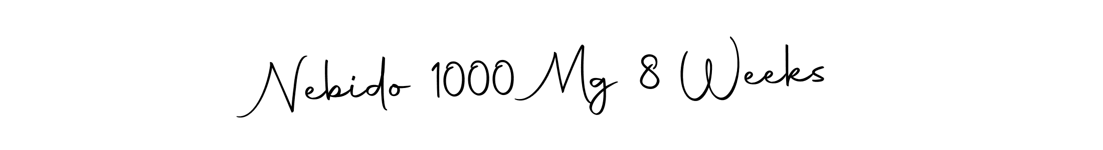 Make a beautiful signature design for name Nebido 1000 Mg 8 Weeks. With this signature (Autography-DOLnW) style, you can create a handwritten signature for free. Nebido 1000 Mg 8 Weeks signature style 10 images and pictures png