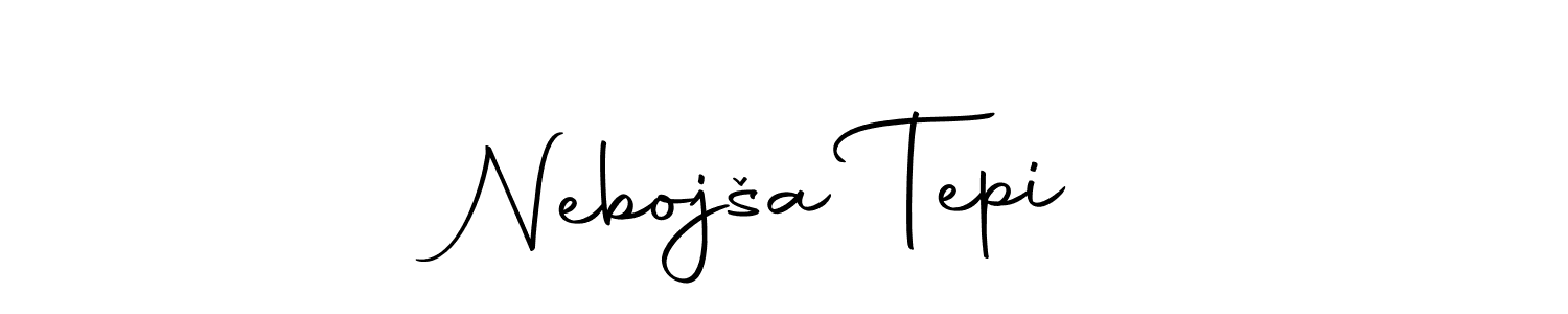 Autography-DOLnW is a professional signature style that is perfect for those who want to add a touch of class to their signature. It is also a great choice for those who want to make their signature more unique. Get Nebojša Tepić name to fancy signature for free. Nebojša Tepić signature style 10 images and pictures png