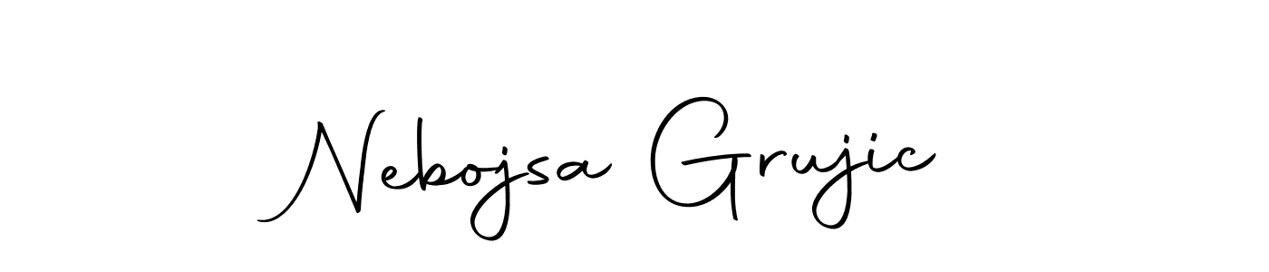 Make a beautiful signature design for name Nebojsa Grujic. Use this online signature maker to create a handwritten signature for free. Nebojsa Grujic signature style 10 images and pictures png