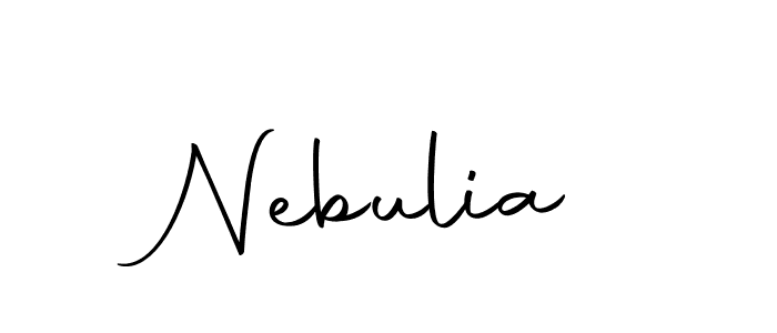 Make a beautiful signature design for name Nebulia. With this signature (Autography-DOLnW) style, you can create a handwritten signature for free. Nebulia signature style 10 images and pictures png