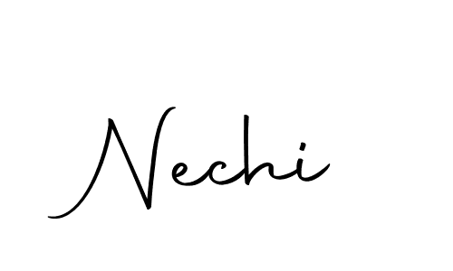 Nechi stylish signature style. Best Handwritten Sign (Autography-DOLnW) for my name. Handwritten Signature Collection Ideas for my name Nechi. Nechi signature style 10 images and pictures png