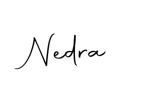 Use a signature maker to create a handwritten signature online. With this signature software, you can design (Autography-DOLnW) your own signature for name Nedra. Nedra signature style 10 images and pictures png