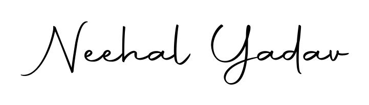 Generate high-definition signature styles for Neehal Yadav. The Autography-DOLnW typeface ensures crisp legibility and sophisticated design. Neehal Yadav signature style 10 images and pictures png