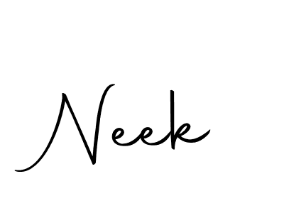 if you are searching for the best signature style for your name Neek. so please give up your signature search. here we have designed multiple signature styles  using Autography-DOLnW. Neek signature style 10 images and pictures png