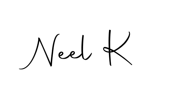 Similarly Autography-DOLnW is the best handwritten signature design. Signature creator online .You can use it as an online autograph creator for name Neel K. Neel K signature style 10 images and pictures png