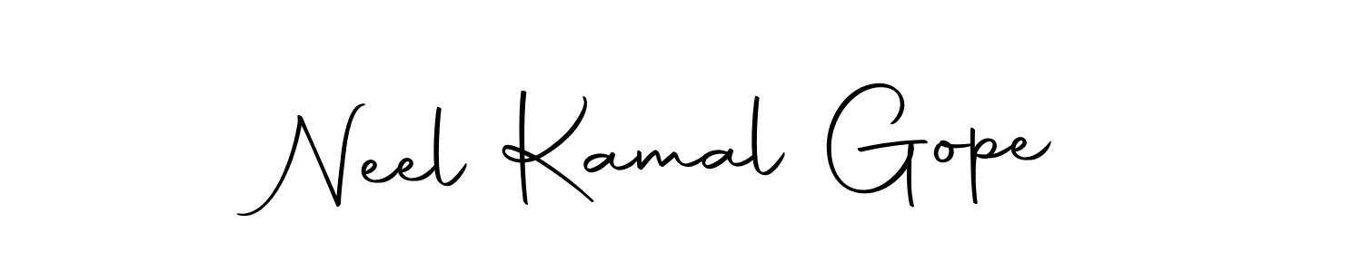 Use a signature maker to create a handwritten signature online. With this signature software, you can design (Autography-DOLnW) your own signature for name Neel Kamal Gope. Neel Kamal Gope signature style 10 images and pictures png