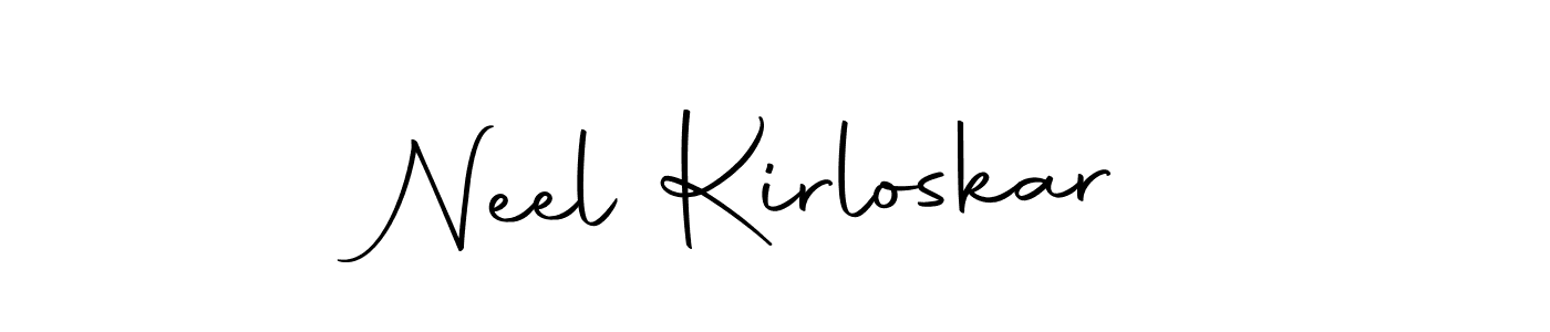 The best way (Autography-DOLnW) to make a short signature is to pick only two or three words in your name. The name Neel Kirloskar include a total of six letters. For converting this name. Neel Kirloskar signature style 10 images and pictures png