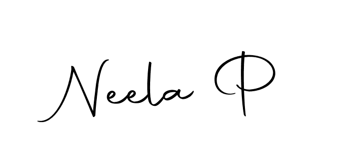 Make a beautiful signature design for name Neela P. With this signature (Autography-DOLnW) style, you can create a handwritten signature for free. Neela P signature style 10 images and pictures png