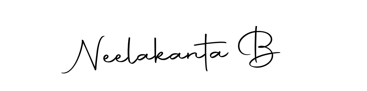 Neelakanta B stylish signature style. Best Handwritten Sign (Autography-DOLnW) for my name. Handwritten Signature Collection Ideas for my name Neelakanta B. Neelakanta B signature style 10 images and pictures png