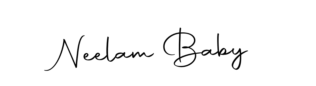 Also we have Neelam Baby name is the best signature style. Create professional handwritten signature collection using Autography-DOLnW autograph style. Neelam Baby signature style 10 images and pictures png