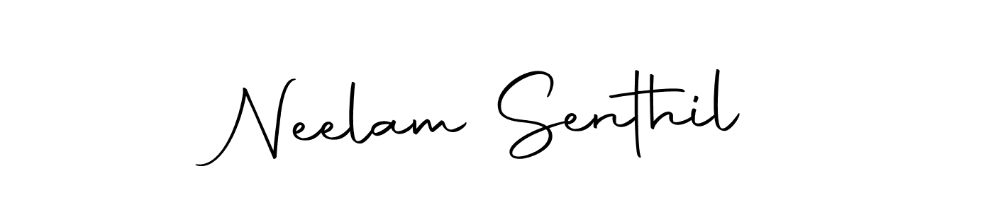 Neelam Senthil stylish signature style. Best Handwritten Sign (Autography-DOLnW) for my name. Handwritten Signature Collection Ideas for my name Neelam Senthil. Neelam Senthil signature style 10 images and pictures png