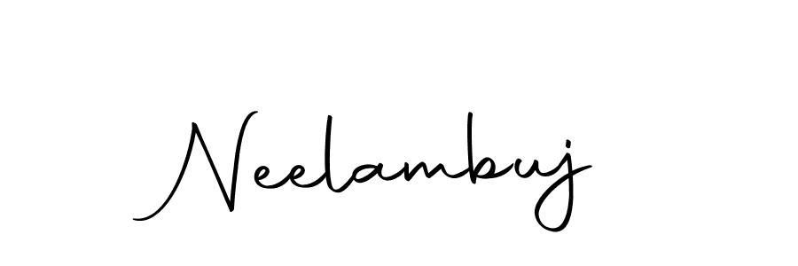 Create a beautiful signature design for name Neelambuj. With this signature (Autography-DOLnW) fonts, you can make a handwritten signature for free. Neelambuj signature style 10 images and pictures png