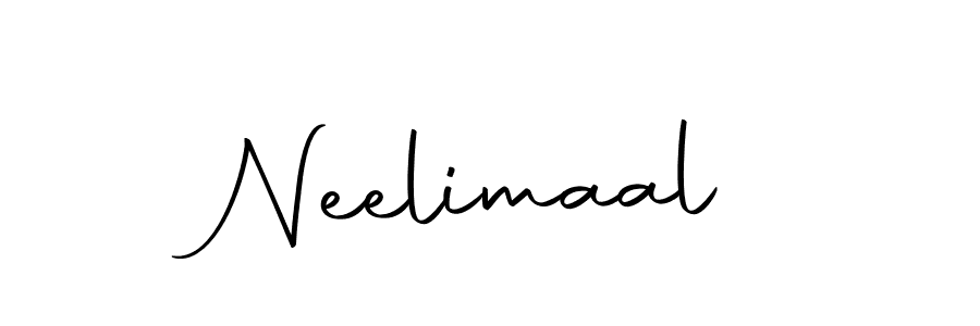 Use a signature maker to create a handwritten signature online. With this signature software, you can design (Autography-DOLnW) your own signature for name Neelimaal. Neelimaal signature style 10 images and pictures png