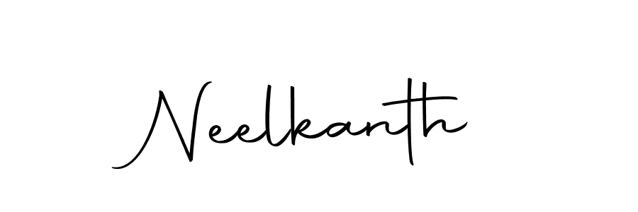 Design your own signature with our free online signature maker. With this signature software, you can create a handwritten (Autography-DOLnW) signature for name Neelkanth. Neelkanth signature style 10 images and pictures png