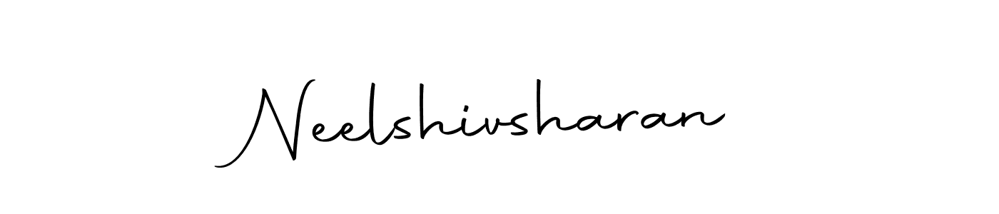 You should practise on your own different ways (Autography-DOLnW) to write your name (Neelshivsharan) in signature. don't let someone else do it for you. Neelshivsharan signature style 10 images and pictures png