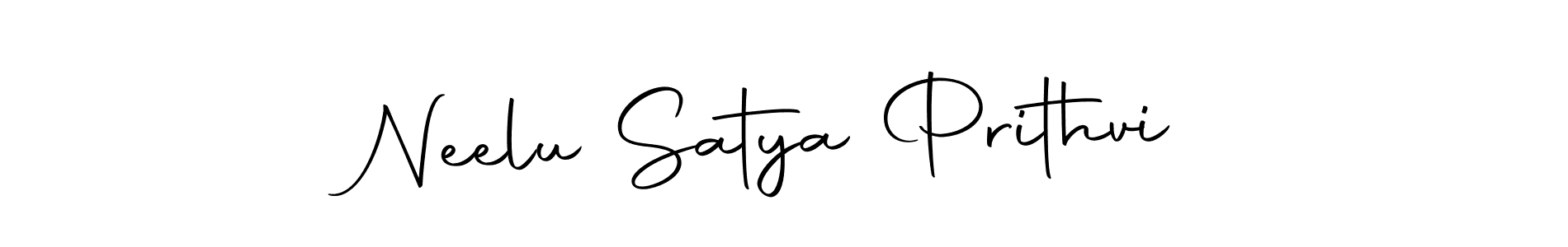 Here are the top 10 professional signature styles for the name Neelu Satya Prithvi. These are the best autograph styles you can use for your name. Neelu Satya Prithvi signature style 10 images and pictures png