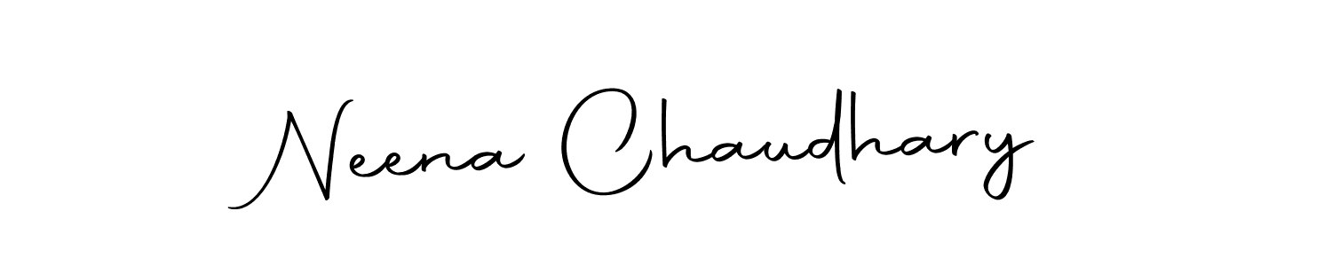 Design your own signature with our free online signature maker. With this signature software, you can create a handwritten (Autography-DOLnW) signature for name Neena Chaudhary. Neena Chaudhary signature style 10 images and pictures png