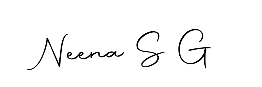 This is the best signature style for the Neena S G name. Also you like these signature font (Autography-DOLnW). Mix name signature. Neena S G signature style 10 images and pictures png