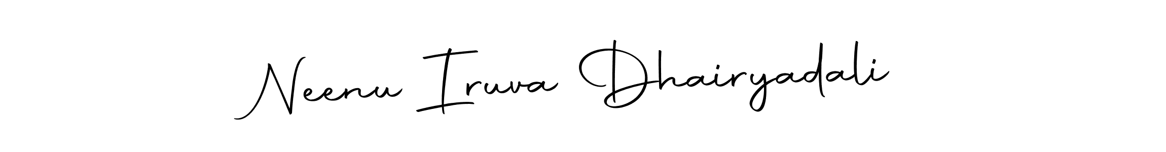 Autography-DOLnW is a professional signature style that is perfect for those who want to add a touch of class to their signature. It is also a great choice for those who want to make their signature more unique. Get Neenu Iruva Dhairyadali name to fancy signature for free. Neenu Iruva Dhairyadali signature style 10 images and pictures png