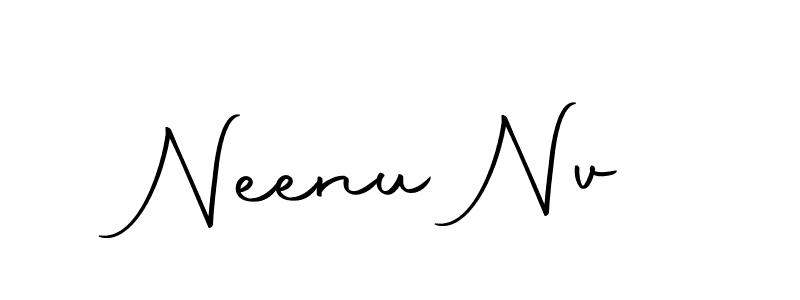 How to make Neenu Nv signature? Autography-DOLnW is a professional autograph style. Create handwritten signature for Neenu Nv name. Neenu Nv signature style 10 images and pictures png