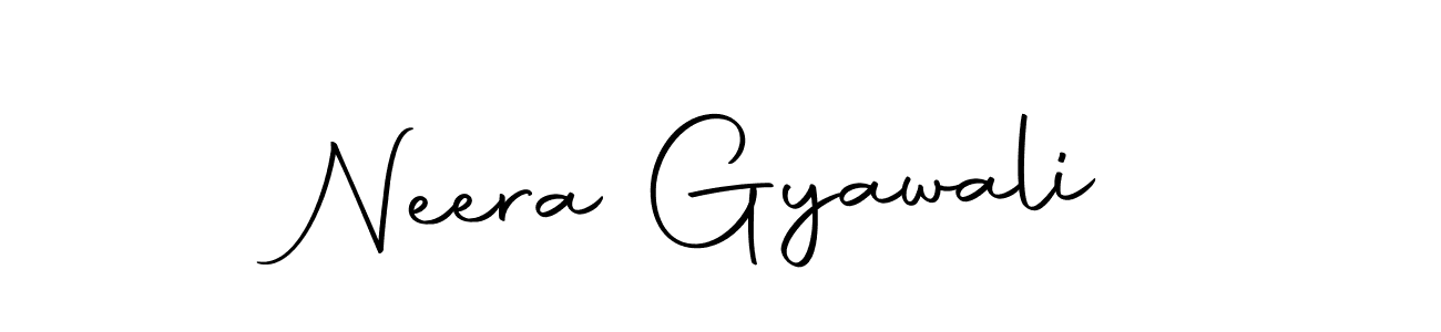 Make a short Neera Gyawali signature style. Manage your documents anywhere anytime using Autography-DOLnW. Create and add eSignatures, submit forms, share and send files easily. Neera Gyawali signature style 10 images and pictures png