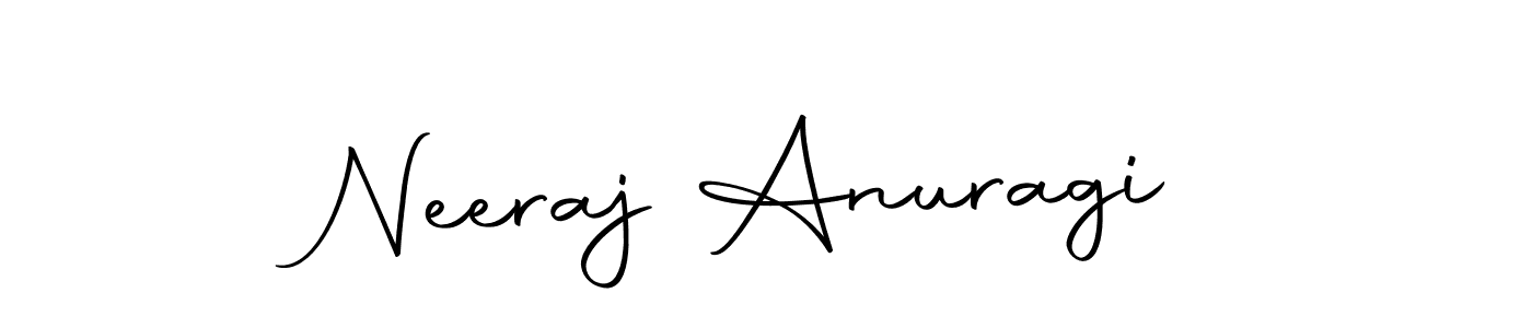 You can use this online signature creator to create a handwritten signature for the name Neeraj Anuragi. This is the best online autograph maker. Neeraj Anuragi signature style 10 images and pictures png