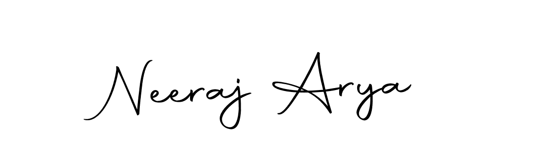Also we have Neeraj Arya name is the best signature style. Create professional handwritten signature collection using Autography-DOLnW autograph style. Neeraj Arya signature style 10 images and pictures png