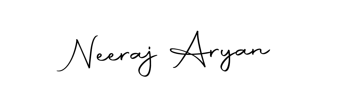 Create a beautiful signature design for name Neeraj Aryan. With this signature (Autography-DOLnW) fonts, you can make a handwritten signature for free. Neeraj Aryan signature style 10 images and pictures png