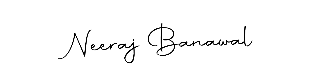 How to make Neeraj Banawal name signature. Use Autography-DOLnW style for creating short signs online. This is the latest handwritten sign. Neeraj Banawal signature style 10 images and pictures png