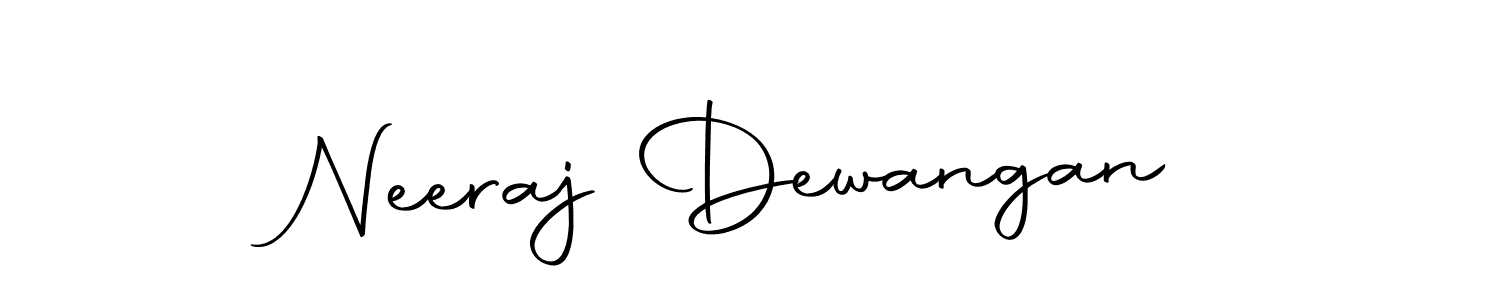 You can use this online signature creator to create a handwritten signature for the name Neeraj Dewangan. This is the best online autograph maker. Neeraj Dewangan signature style 10 images and pictures png
